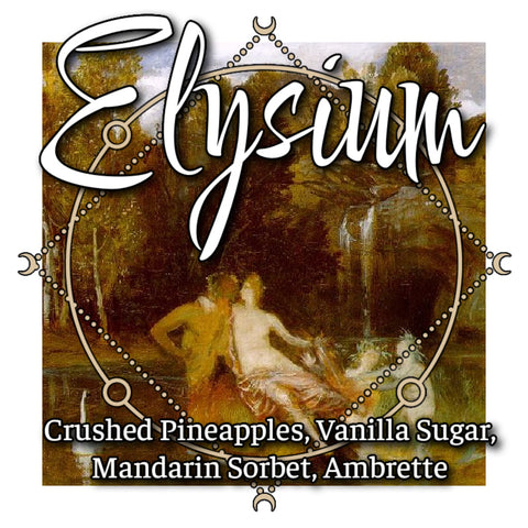 "Elysium" - Crushed Pineapples, Vanilla Sugar, Mandarin Sorbet, Ambrette