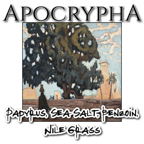 "Apocrypha" - Papyrus, Sea Salt, Benzoin, Nile Grass