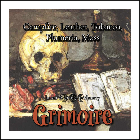 "Grimoire" - Plumeria, Leather and Tobacco