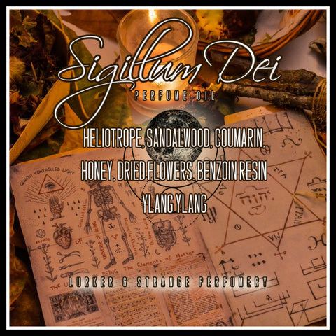 "Sigillum Dei"  - Sandalwood Perfume with Heliotrope, Dried Flowers, Honey