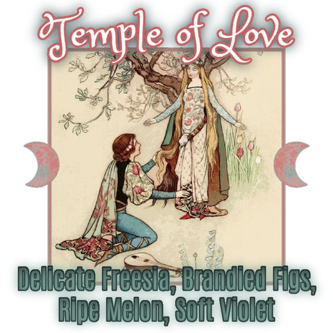 "Temple of Love" - Delicate Freesia, Brandied Figs, Ripe Melon, Soft Violet